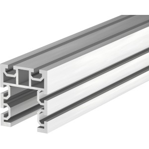 Traverse XL Profil für Poolabdeckung, silberfarben, zur flexiblen Gestaltung begehbarer Pooldecks.