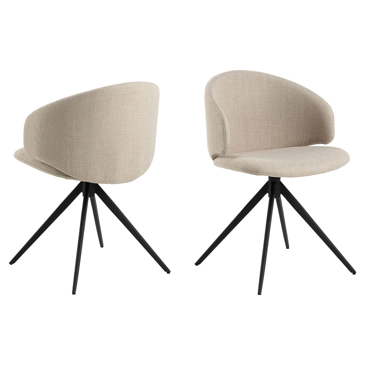 ebuy24 Ella Esszimmerstuhl Drehfunktion Beige günstig online kaufen