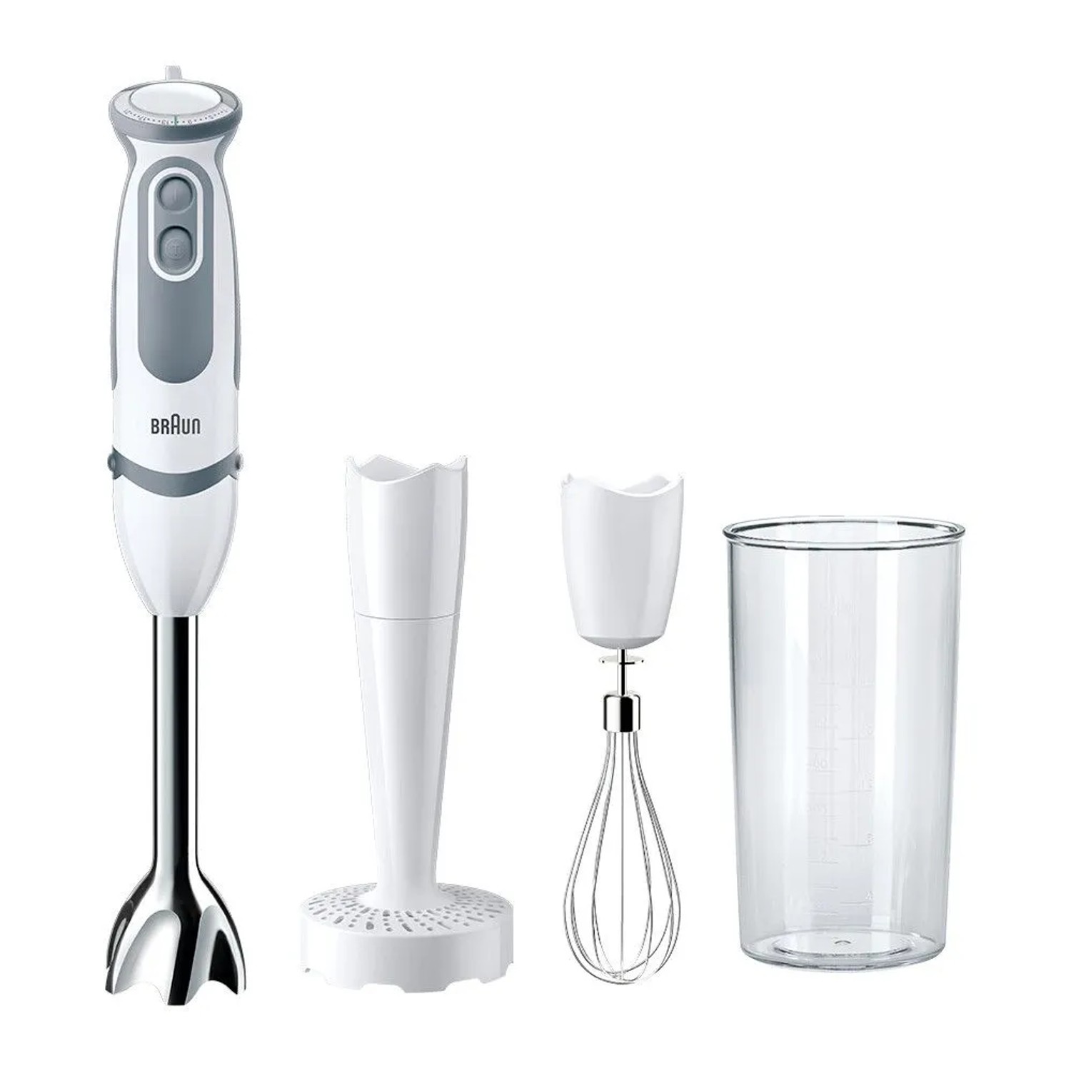 Braun Stabmixer MultiQuick 5 Vario - MQ 5207 WH Weiß 1000W