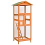 vidaXL Vogelkäfig 68x62x166 cm Massivholz Fichte 171457