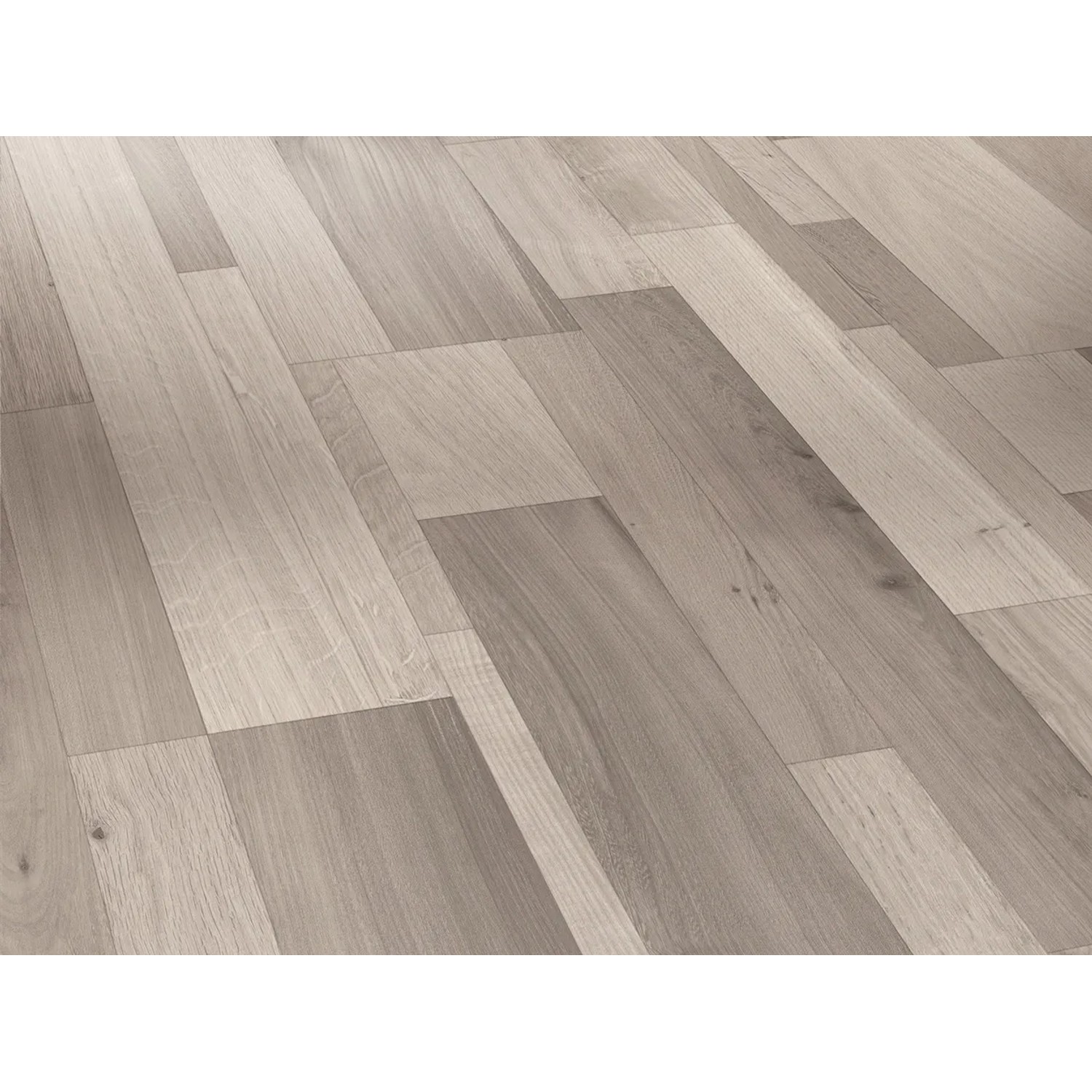 Parador Laminatboden Classic 1050 Eiche Mix Schiffsboden Lichtgrau hell