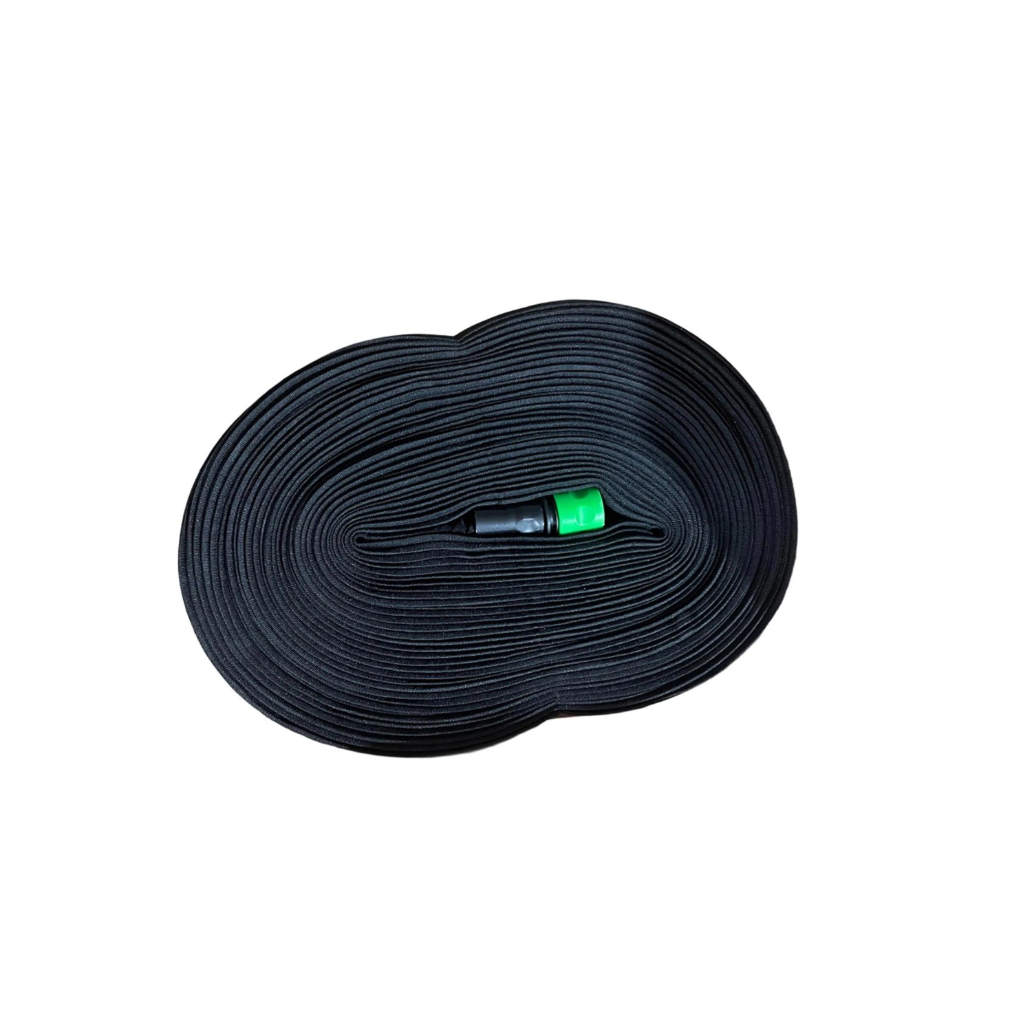 Relaxdays Tropfschlauch Polyester Kunststoff Schwarz Flexibel 20 m