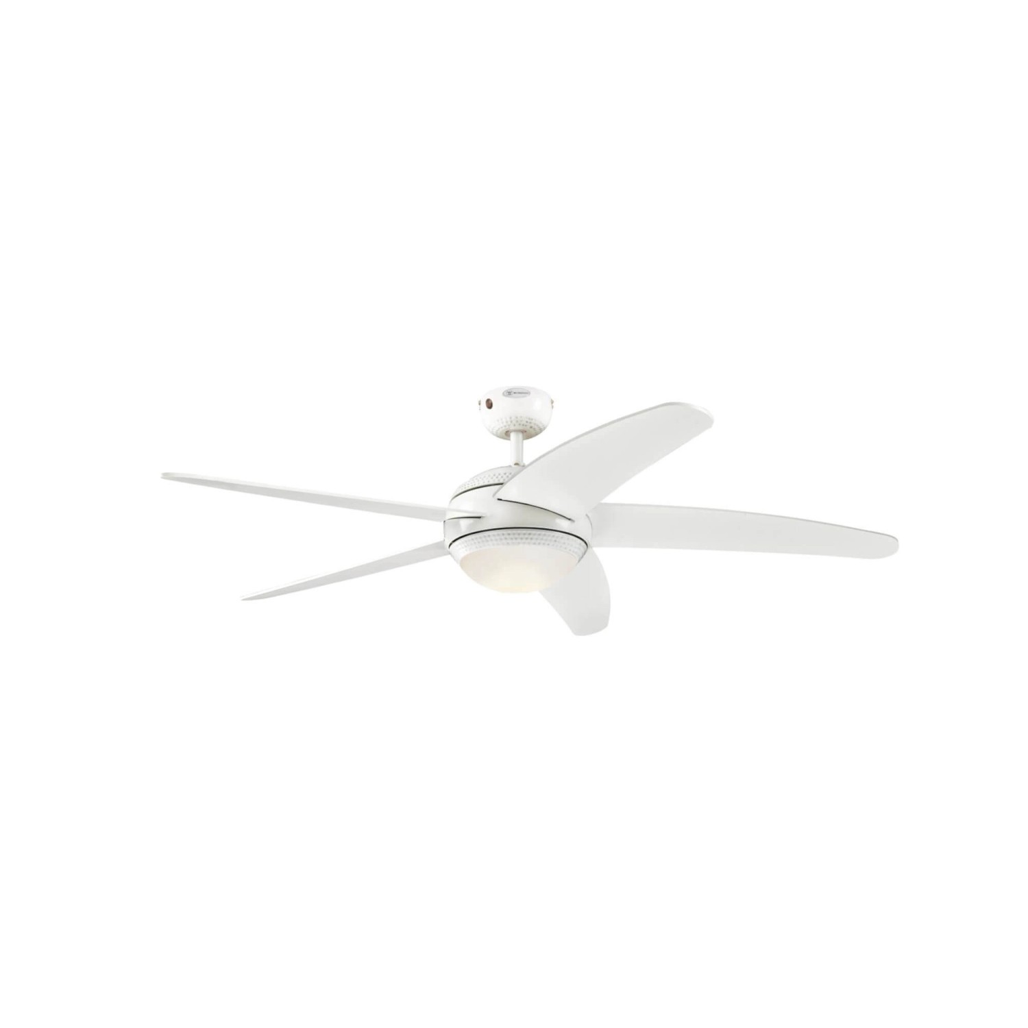 WESTINGHOUSE Westinghouse Deckenventilator Bendan Weiß mit LED Beleuchtung und Fernbedienung