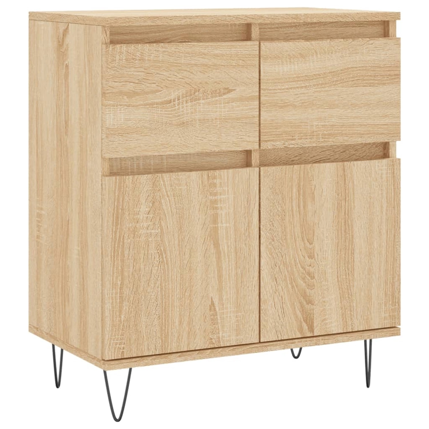 vidaXL Sideboard Sonoma-Eiche 60x35x70 cm Holzwerkstoff 831119 günstig online kaufen