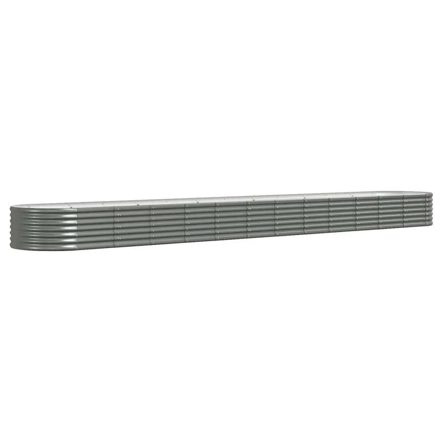 Furnicato Hochbeet Verzinkter Stahl 512x80x36 Cm Grau