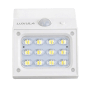 LUXULA Solar Wandleuchte 300lm 3000- 6000K Warm- Kaltweiß Bewegungsmelder PIR Sensor Drehbare Hauswandleuchte Weiß_13
