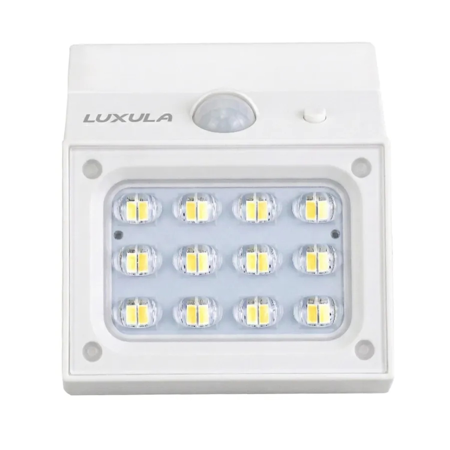 LUXULA Solar Wandleuchte 300lm 3000- 6000K Warm- Kaltweiß Bewegungsmelder PIR Sensor Drehbare Hauswandleuchte Weiß_13
