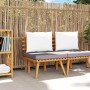 vidaXL Gartenstuhl mit Kissen Massivholz Akazie 46671_2