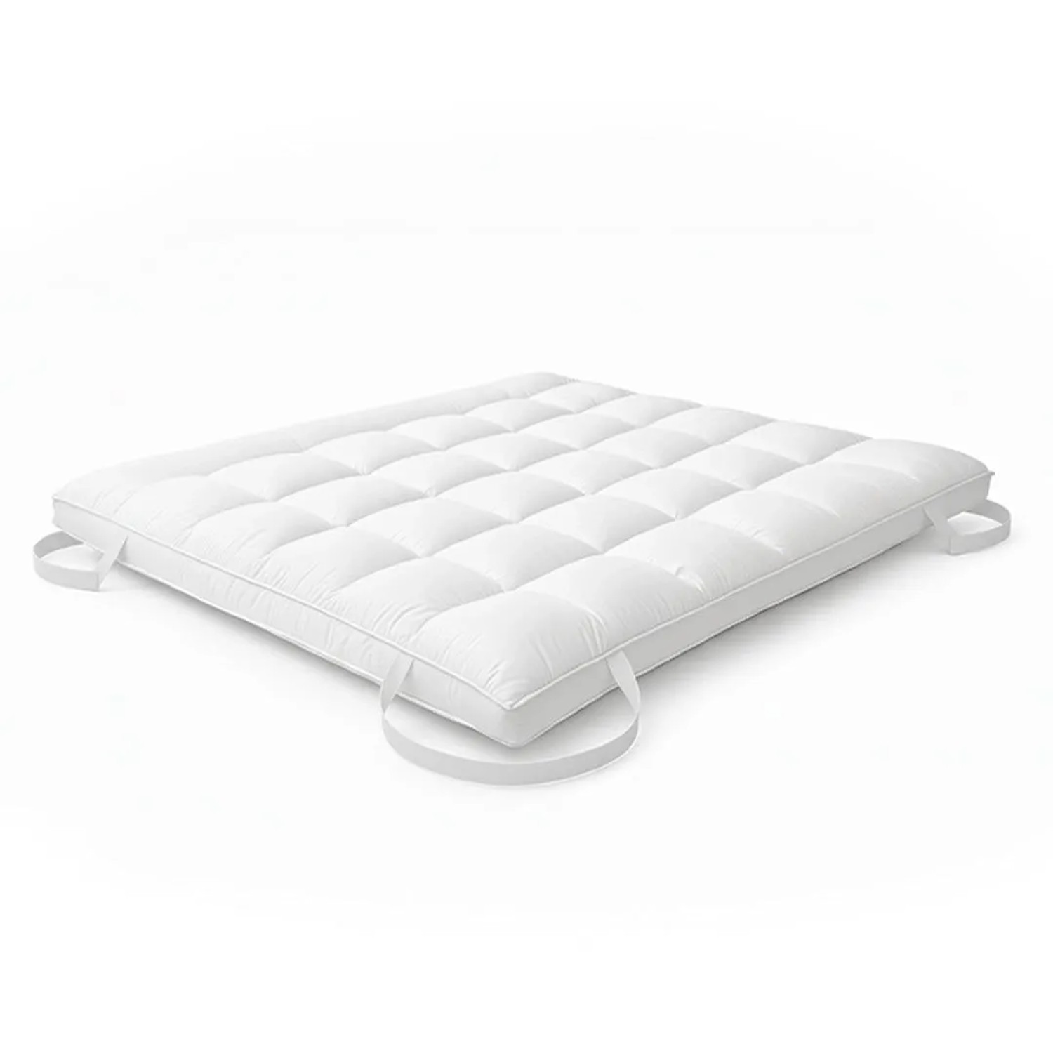 The White Stone Topper 160x190 Cm Mit Wattefüllung Von 1000 G/m²