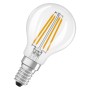Osram LED-Leuchtmittel E14 Tropfenform, 3,4W, neutralweiß, klare Glaslampe.