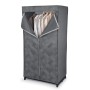 Domopak Living Textil-Kleiderschrank Pixel, 75x50x145cm, grau, mit Kleiderstange.