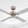 Westinghouse Deckenventilator Vegas Aluminium 105 cm mit Beleuchtung und Zugschnur.