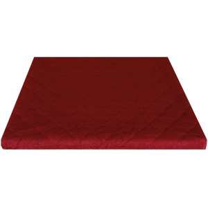Roter Bestlivings Trockner- & Waschmaschinenbezug, 60x60 cm, Frottee mit Steppmuster.