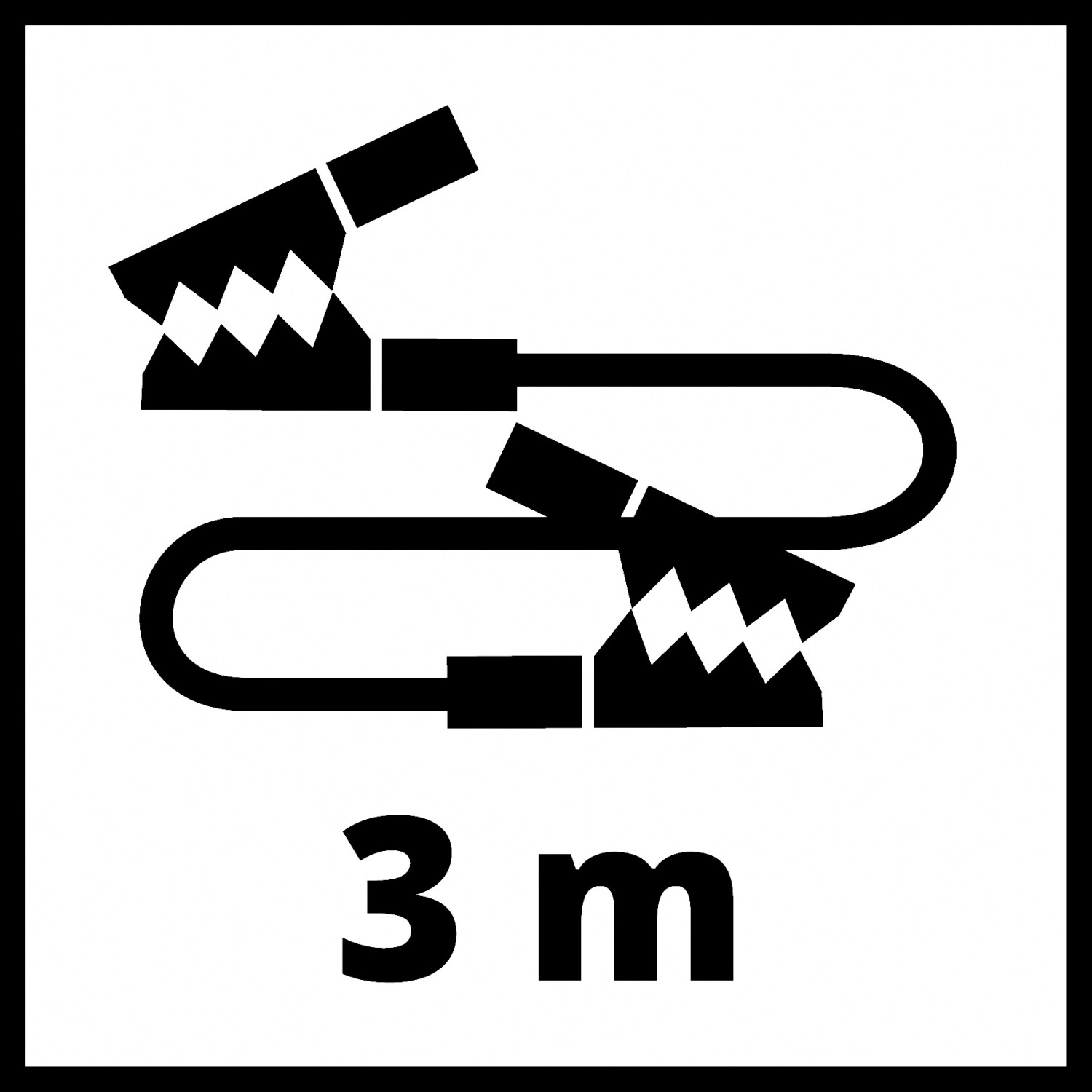 Symbol für Einhell Starthilfekabel BT-BO 16/1 A, 3m lang, für Pannenhilfe.
