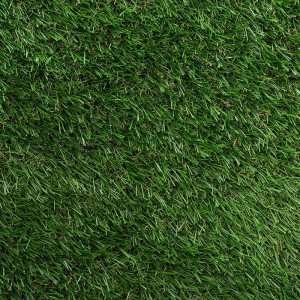 Detailaufnahme: Grüner Karat Kunstrasen Nantes, 40mm hoch, UV-beständig.