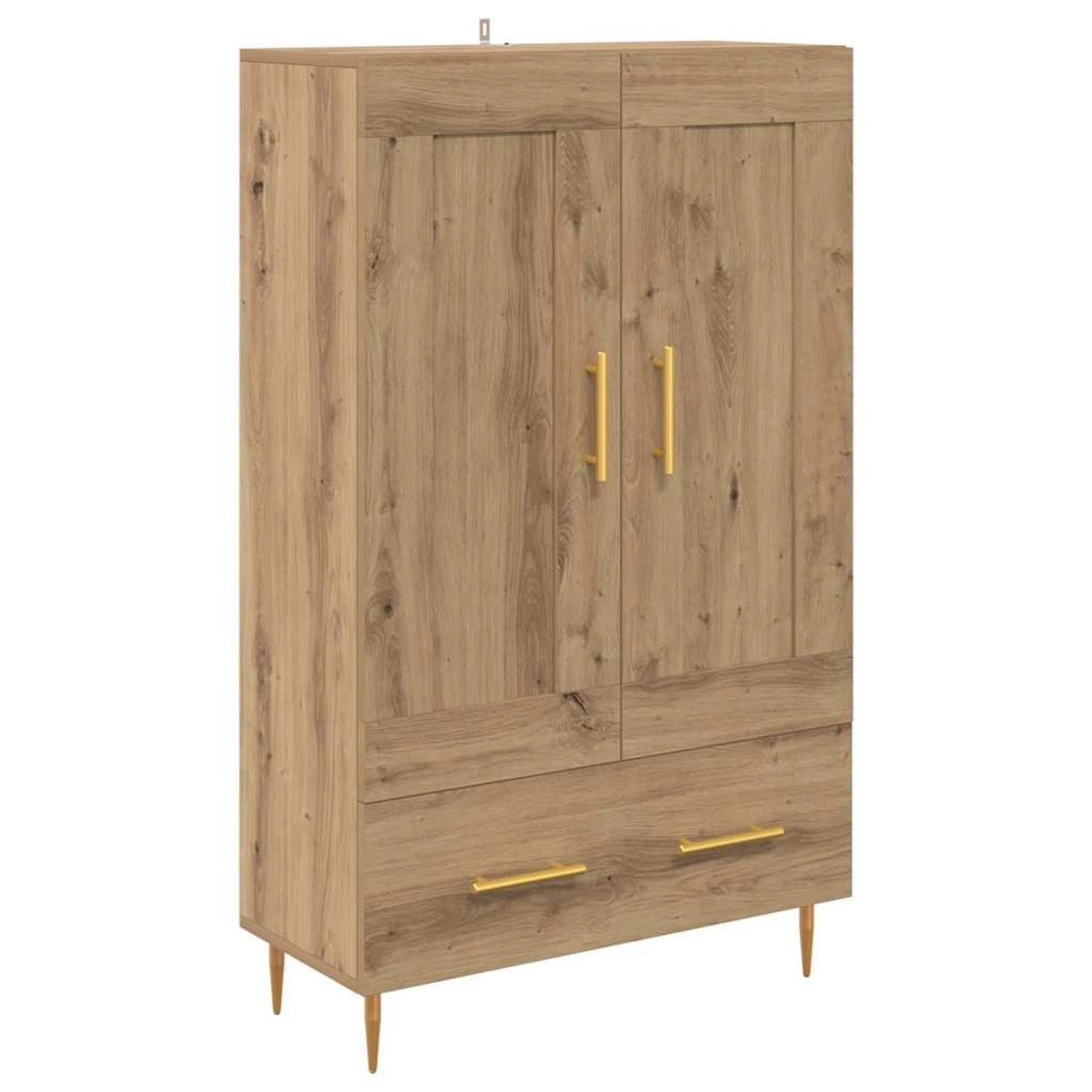 vidaXL Highboard Artisan-Eiche 69,5 x 31 x 115 cm Holzwerkstoff 882560 günstig online kaufen