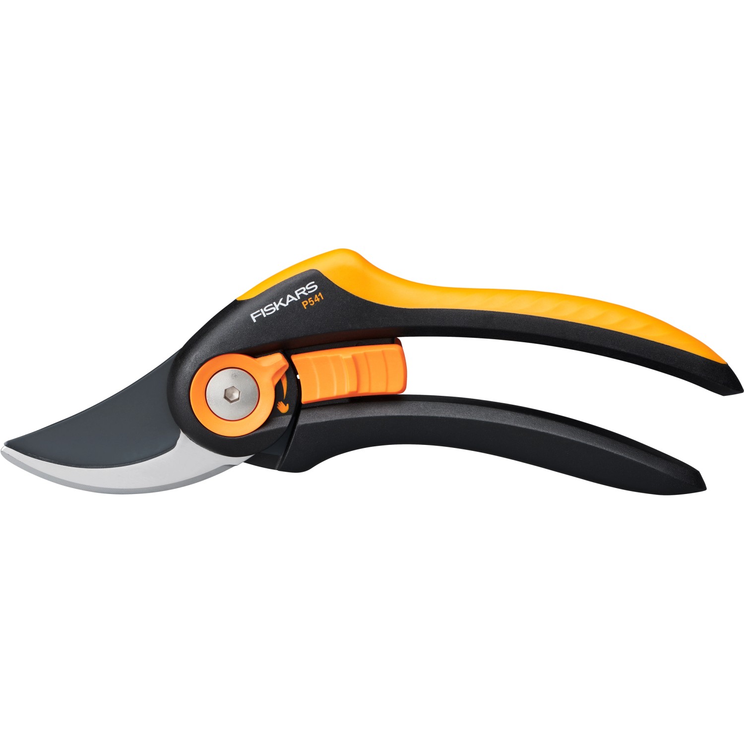 Fiskars Bypass-Gartenschere Plus SmartFit P541 für frische Äste bis 24mm Durchmesser.