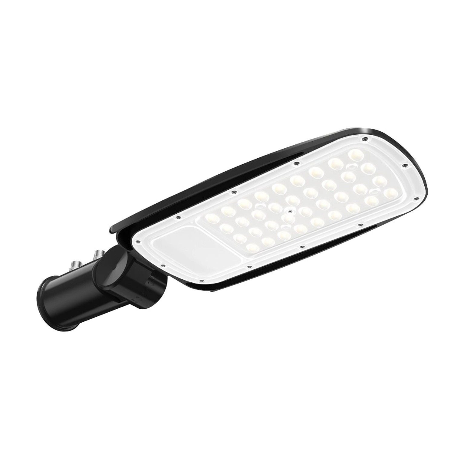 Thumbnail - ENOVALITE LED Straßenleuchte 50W Mastleuchte 5000K Neutralweiß Parkplatzleuchte mit 7000lm IP65