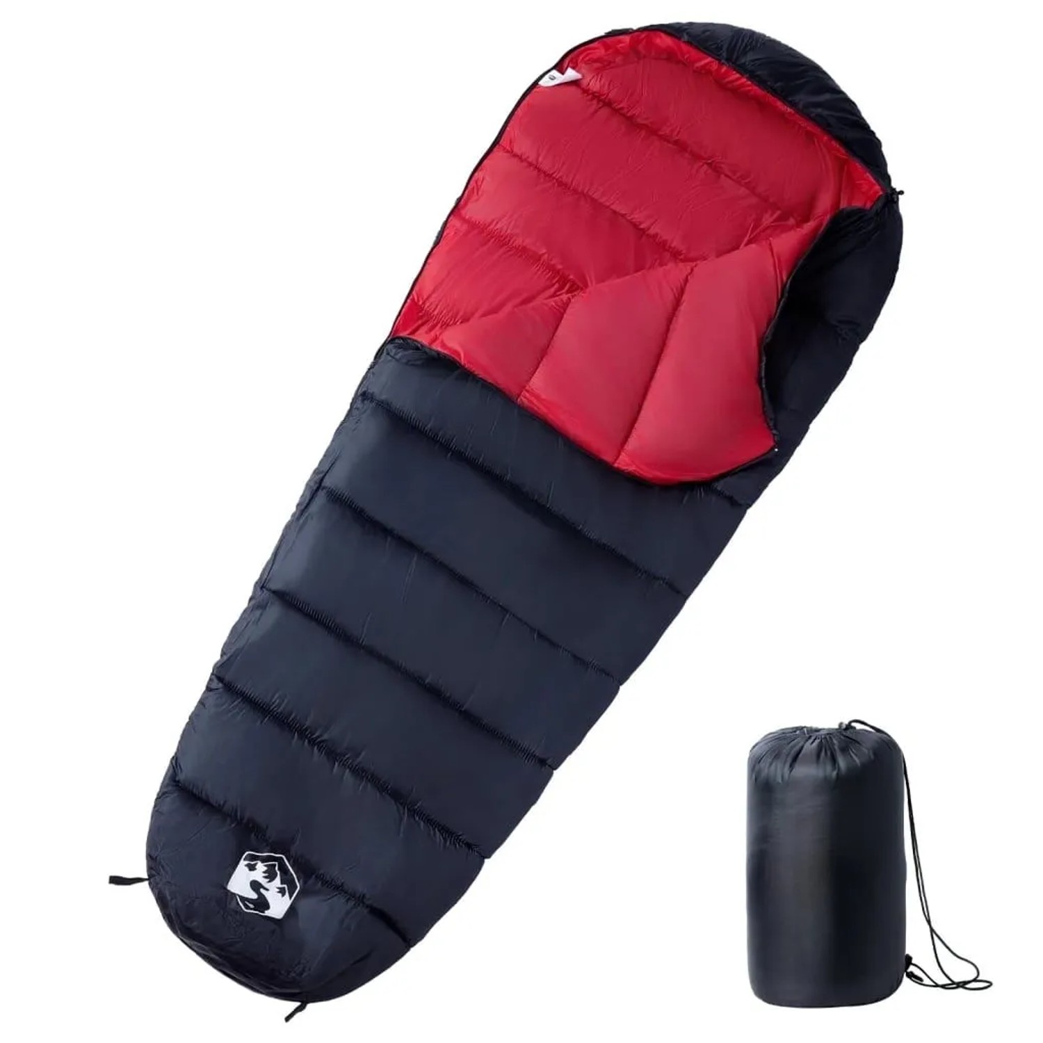 vidaXL Mumienschlafsack für Erwachsene Camping 3 Jahreszeiten 94474