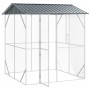vidaXL Vogelkäfig Anthrazit 215 x 208 x 247 cm Verzinkter Stahl 3325152_4