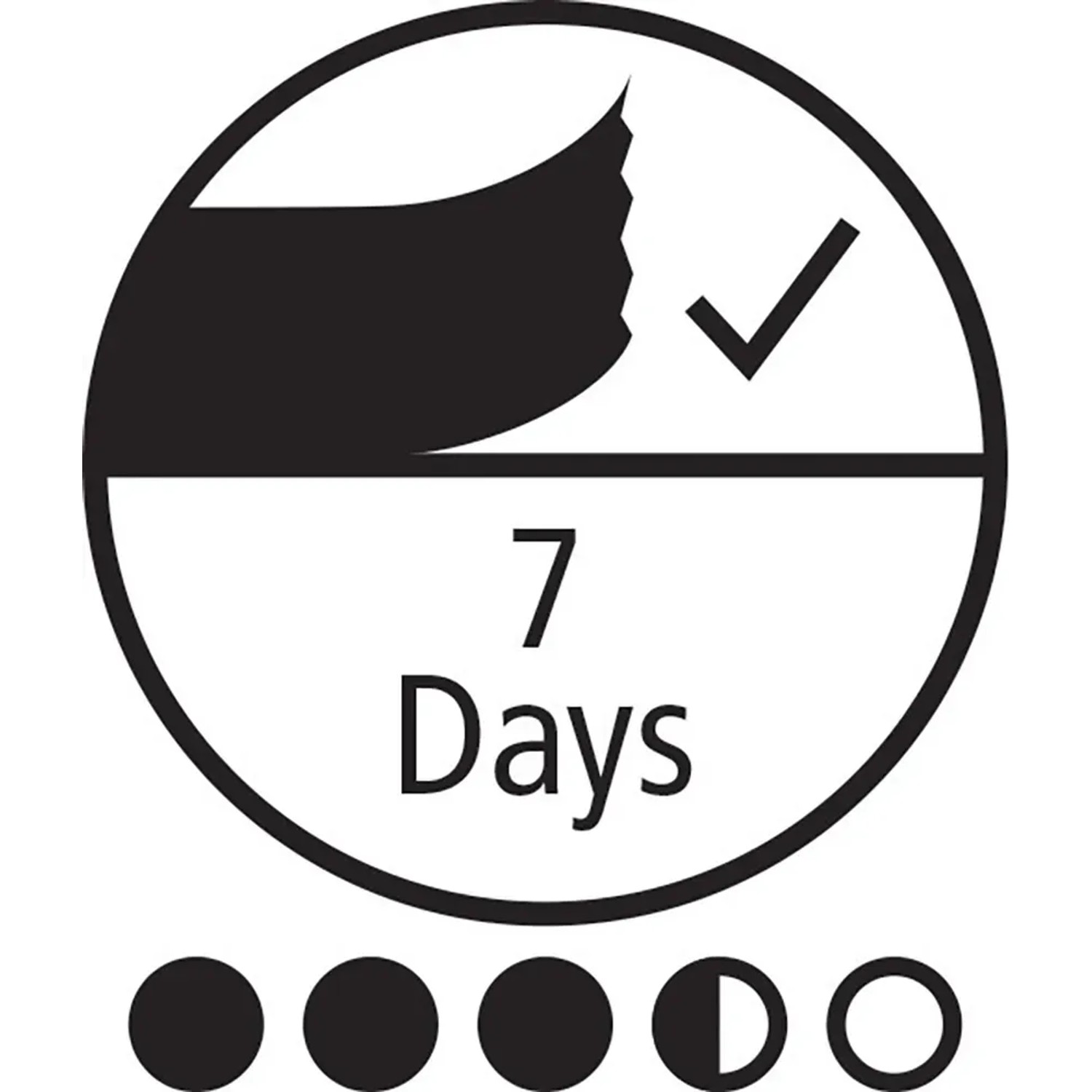 Symbol: Tesa Malerband Classic, bis zu 7 Tage rückstandsfrei entfernbar.