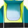 Bestway® Cool Ground 3 Personenzelt in Grün/Blau mit Vordach und Moskitonetz.