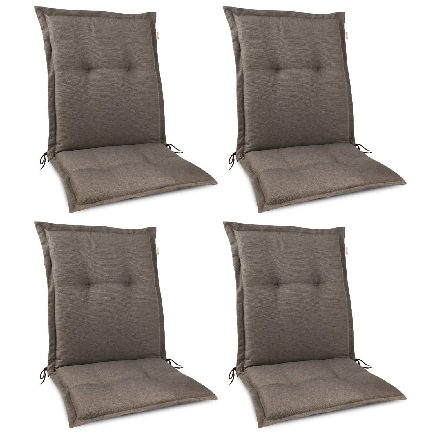 Beautissu HighLux NL Niederlehner 105x50x7cm Taupe 4tlg