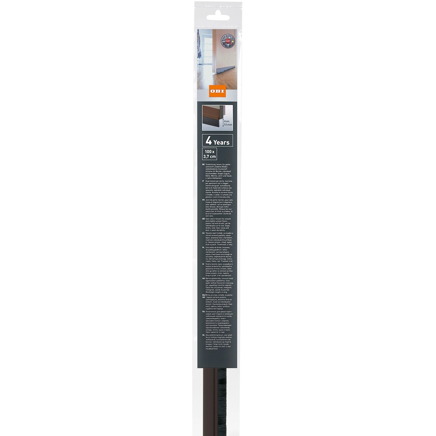 OBI Türdichtschiene Standard Braun