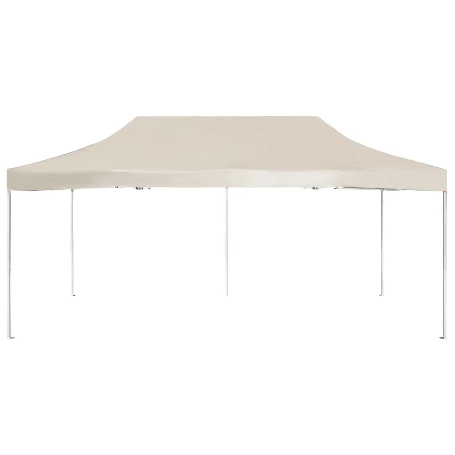 Stabiles Partyzelt 4x6 M – Professionelles PVC 500 G/m², Pulverbeschichtetes Stahlgestänge, Wasserdicht, Beige, Modular & Erweiterbar