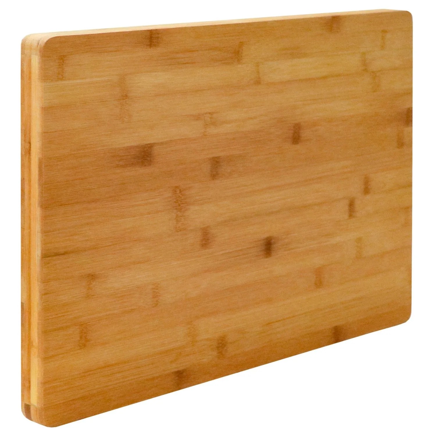 DuneDesign XL Schneidebrett aus Bambus 50 x 35 x 3 cm extra Dick