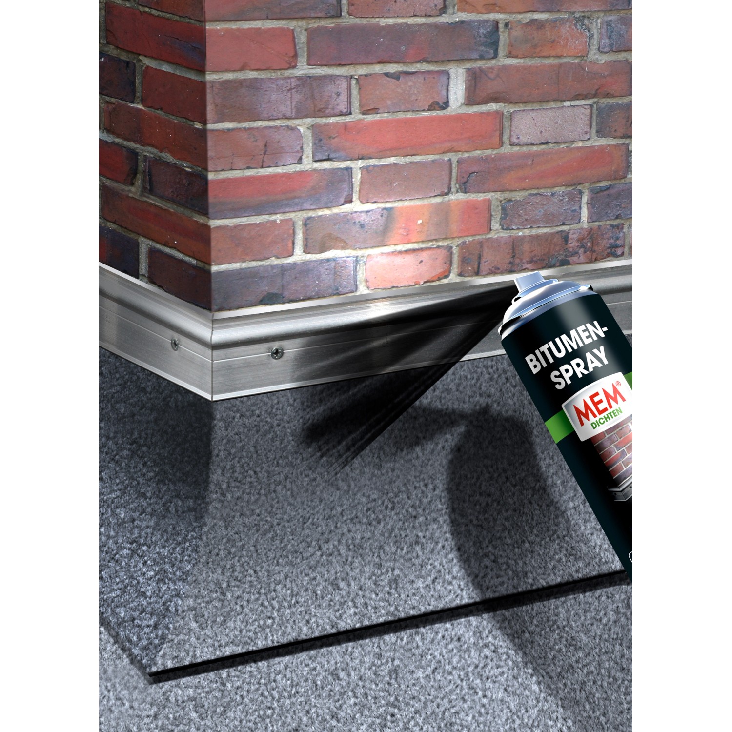  MEM bitumen spray 500 ml small repairs in the roof  area No. 30610949 sealing spray