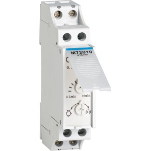 Treppenlicht-Zeitschalter für Verteilungseinbau, einstellbar von 10 Sek. bis 12 Min.