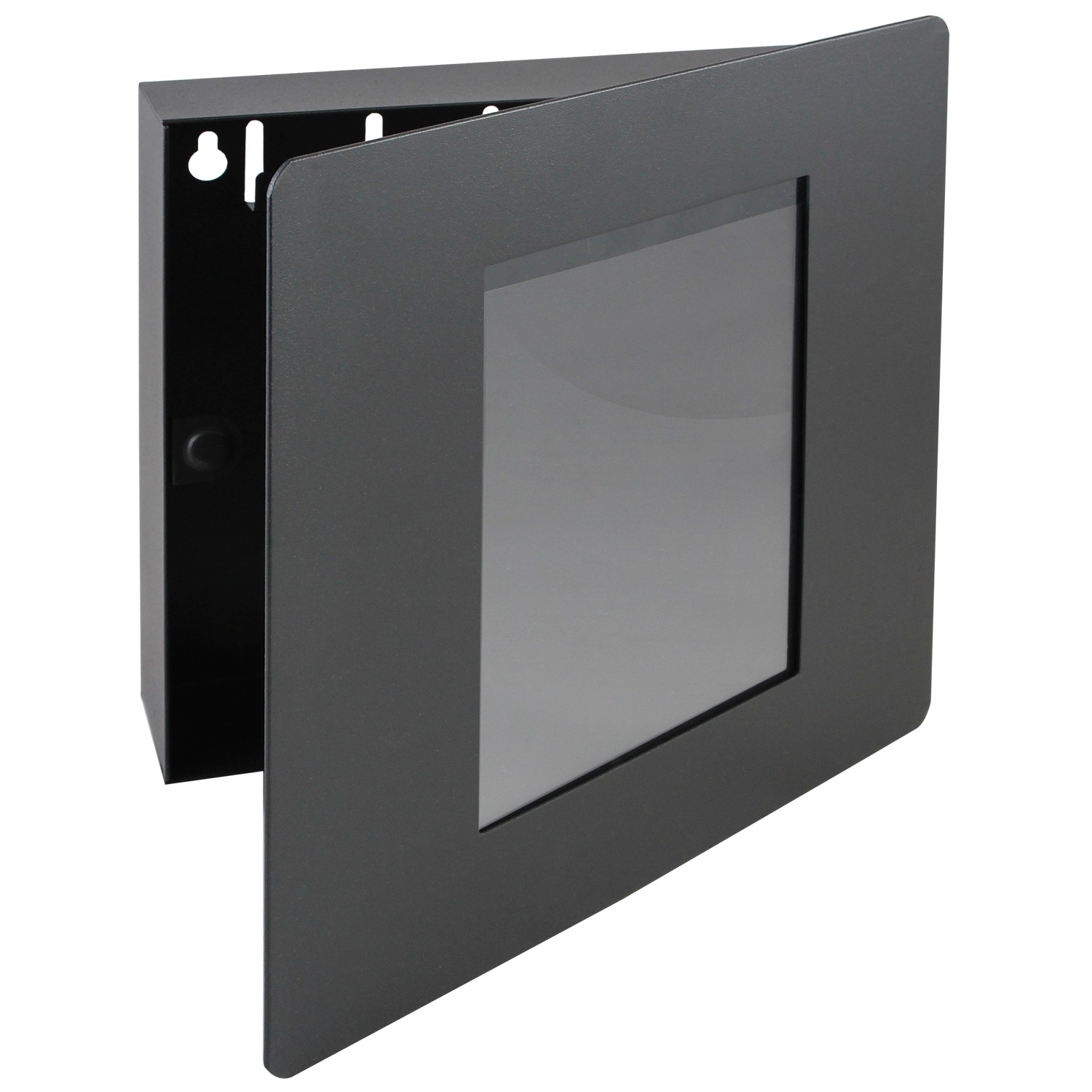 HMF 1050 Schlüsselkasten Fotorahmen 5 Haken 22 x 20 x 5 cm Schwarz günstig online kaufen