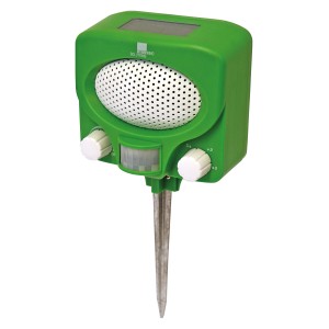 Swissinno Ultraschall Tiervertreiber Solar für Gärten bis 100m², Katzenschreck.