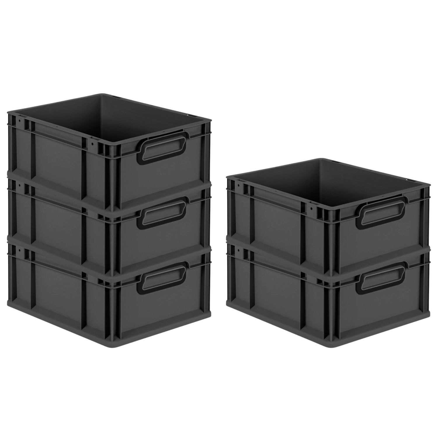 PROREGAL SparSet 5x Eurobox Nextgen Color HxBxT 17x30x40cm 16 Liter Griffe günstig online kaufen