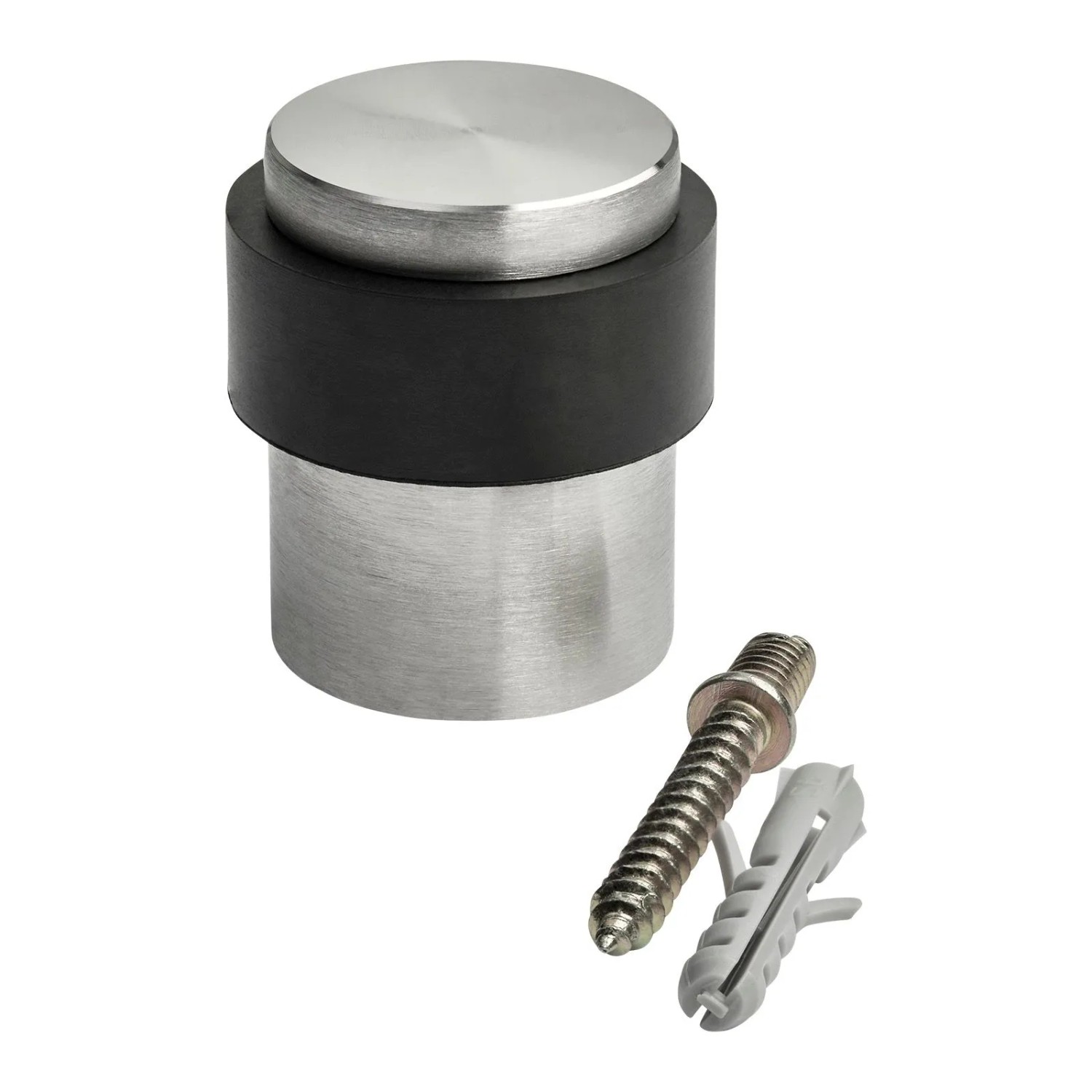 SOTECH Türstopper THOR Ø36 mm Höhe 40 mm Edelstahl Gebürstet