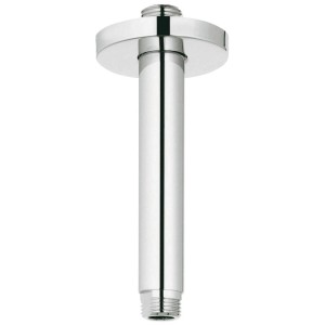Grohe Rainshower Deckenauslass, 142 mm, verchromt, für Duschkopfmontage an der Decke.