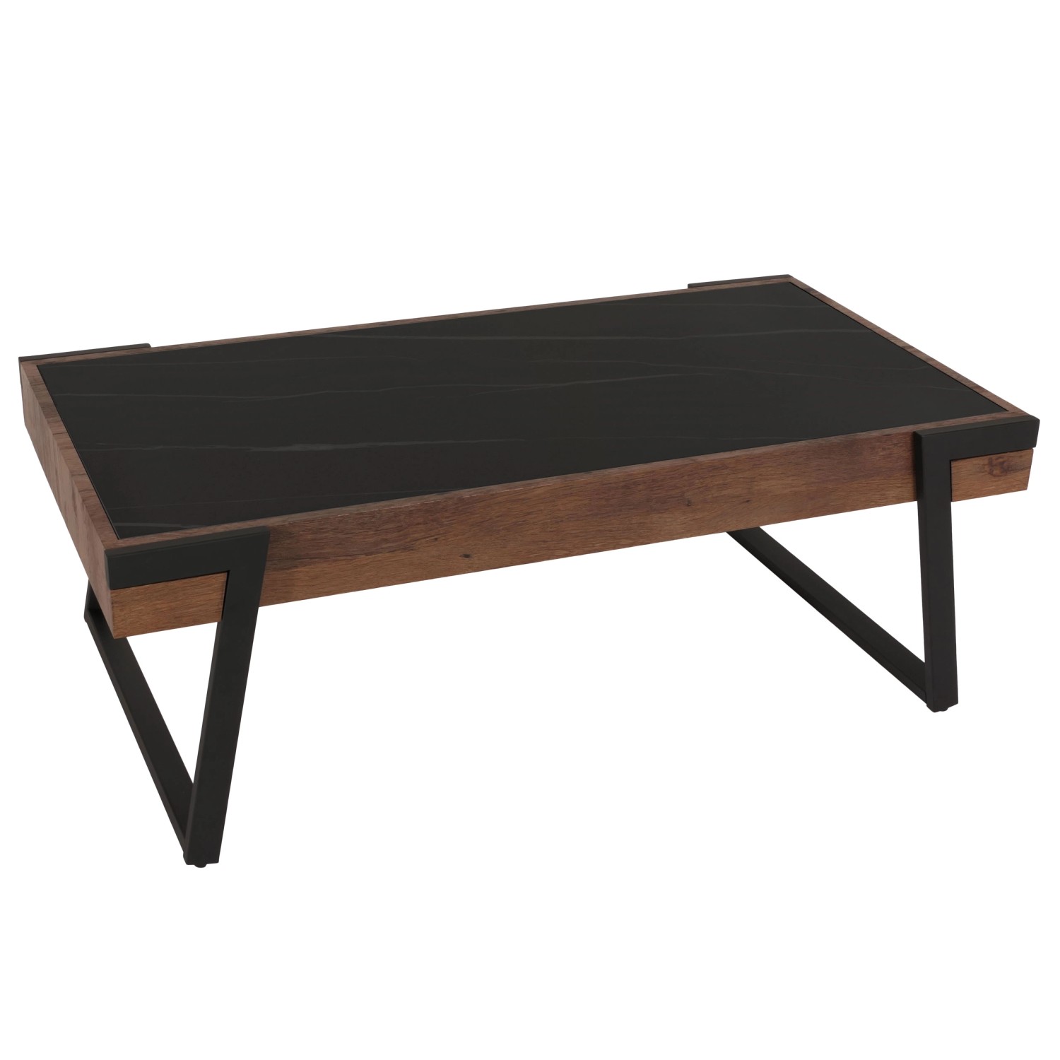 MCW Couchtisch L89 Schwarz Holz Dunkelbraun günstig online kaufen