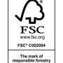 FSC-Siegel für den Gardena cs-Rollsammler: Holz aus verantwortungsvoller Forstwirtschaft.