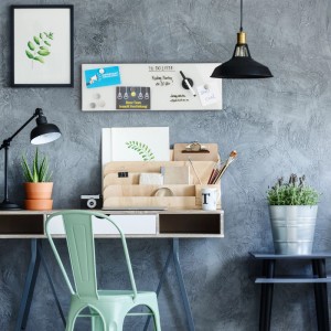 Relaxdays Magnettafel Sicherheitsglas Metall Weiß Wandmontage 60 cm x 20 cm x 0,5 cm 1,5 kg
