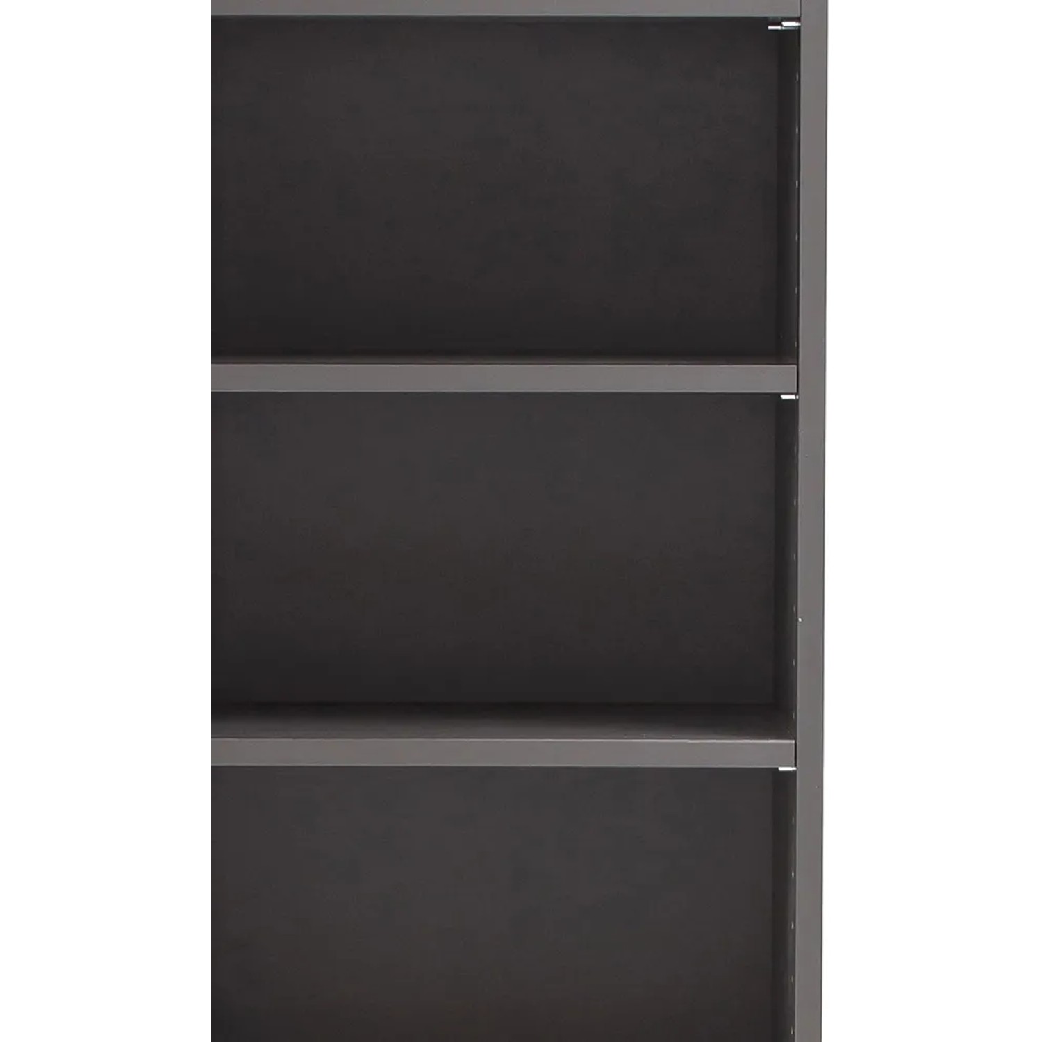 Held Möbel Hochschrank Salerno, 40 cm, matt Grau-Graphitgrau, mit Einlegeböden.