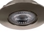 EGLO LED Einbaustrahler Set, 3er, Nickel-matt, 3000K, warmweißes Licht.