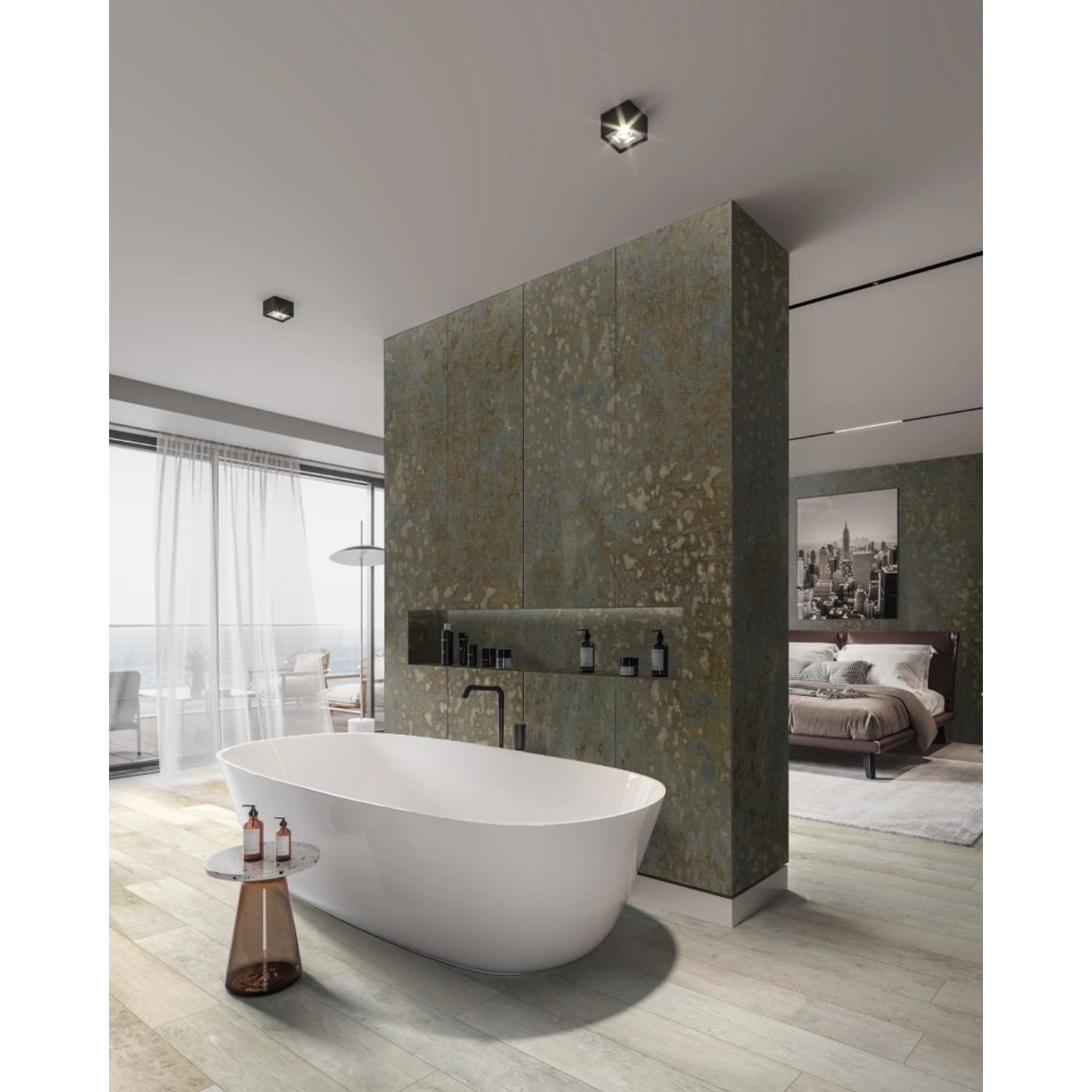 Nordholm Paneel Splash Board Signature 2800 x 1230 x 4 mm Copper Verdigris