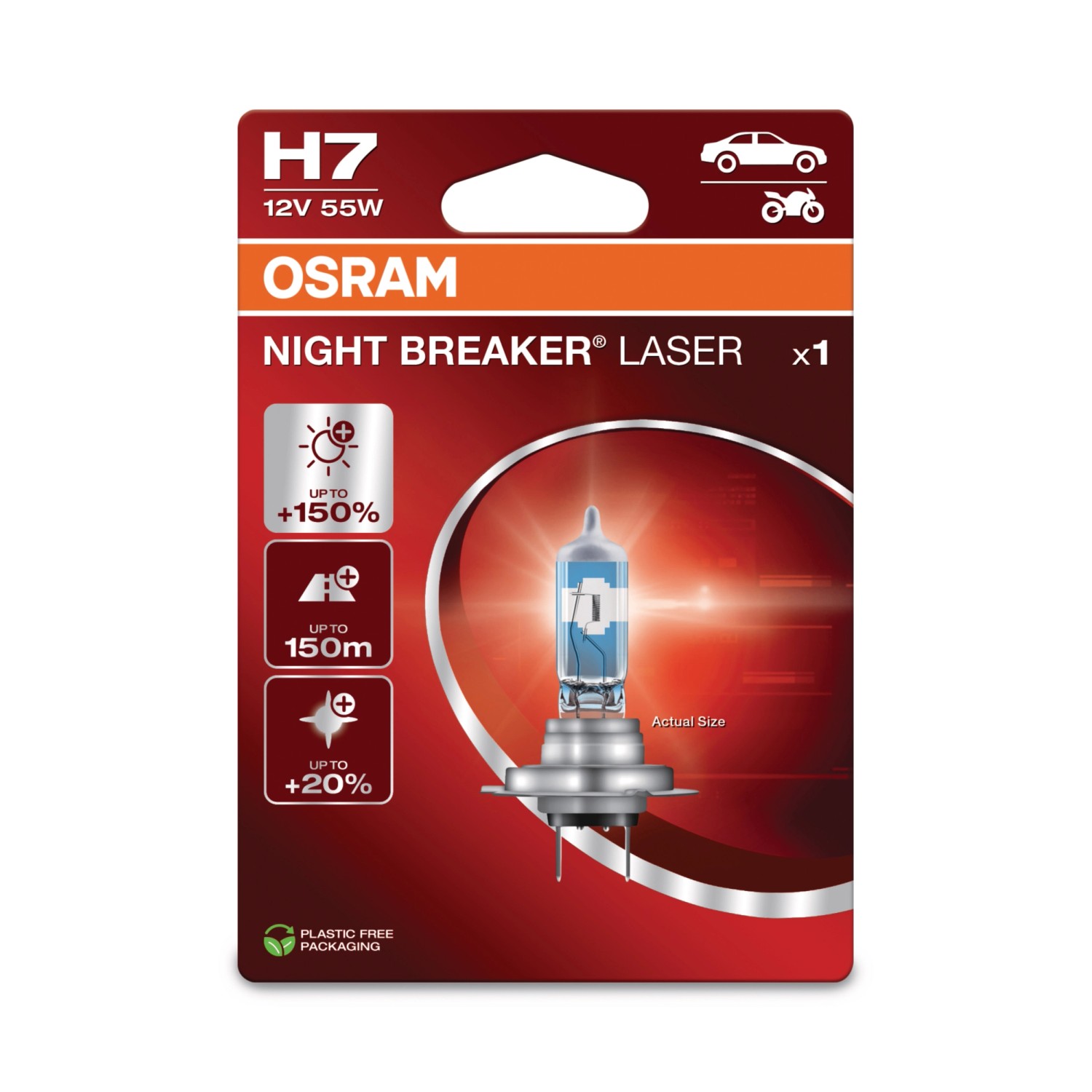 Osram LED-Fahrzeuglampe Night Breaker Laser H7-LED 2.0 kaufen bei OBI