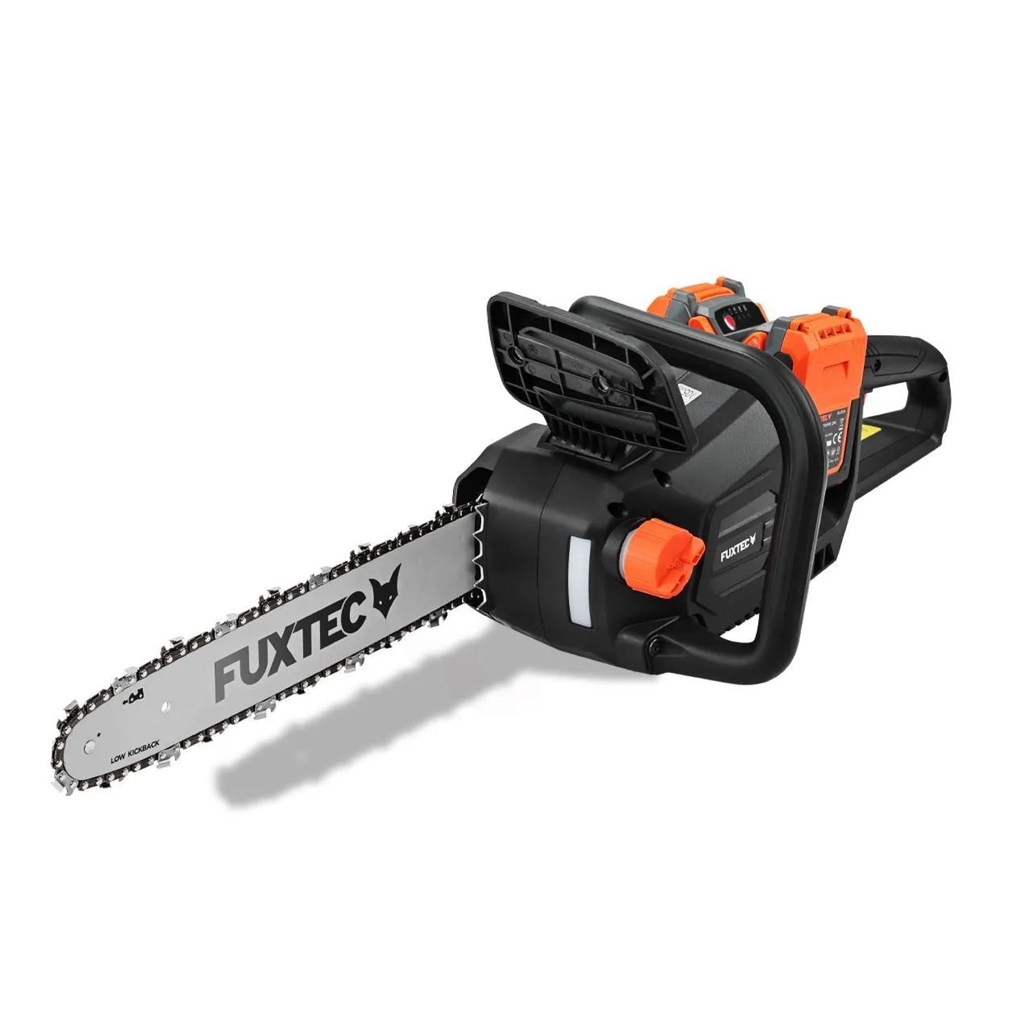 FUXTEC 2x20V Akku Kettensäge FX-E2KSSET Kettengeschwindigkeit 15 M/S inkl. Akku & Ladegerät 4,2kg