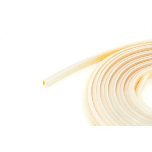 Transparente Valo Silikondichtlippe, 5 m, für Kamine & Öfen Zubehör, mit integrierter Kehrkante.