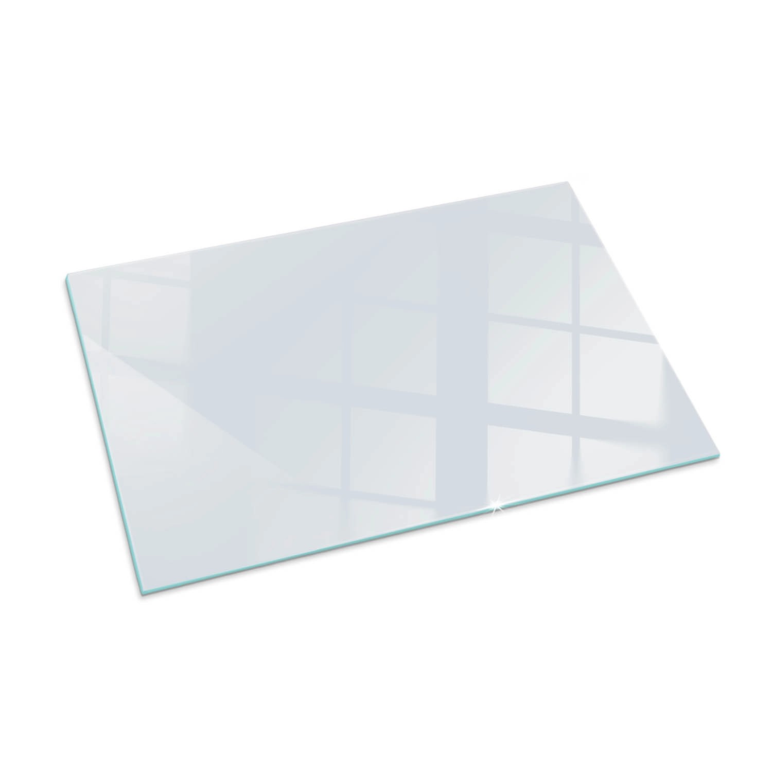 Tulup Glasplatte für Kamin Weiß Funkenschutzplatte aus Glas Rechteck 100x70 günstig online kaufen