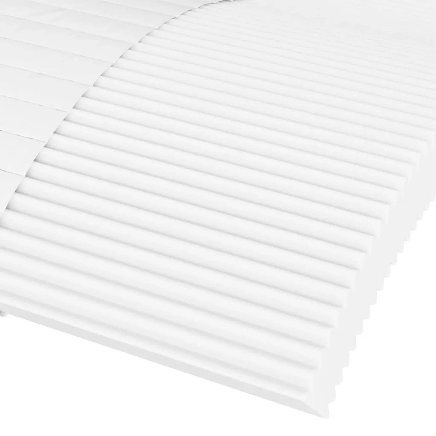 Detailansicht der Matratze des dunkelgrauen vidaXL Tagesbetts 100x200 cm.