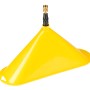 Gelber Sprühschirm Typ 270 von Gloria für Drucksprühgeräte, 115x335mm.
