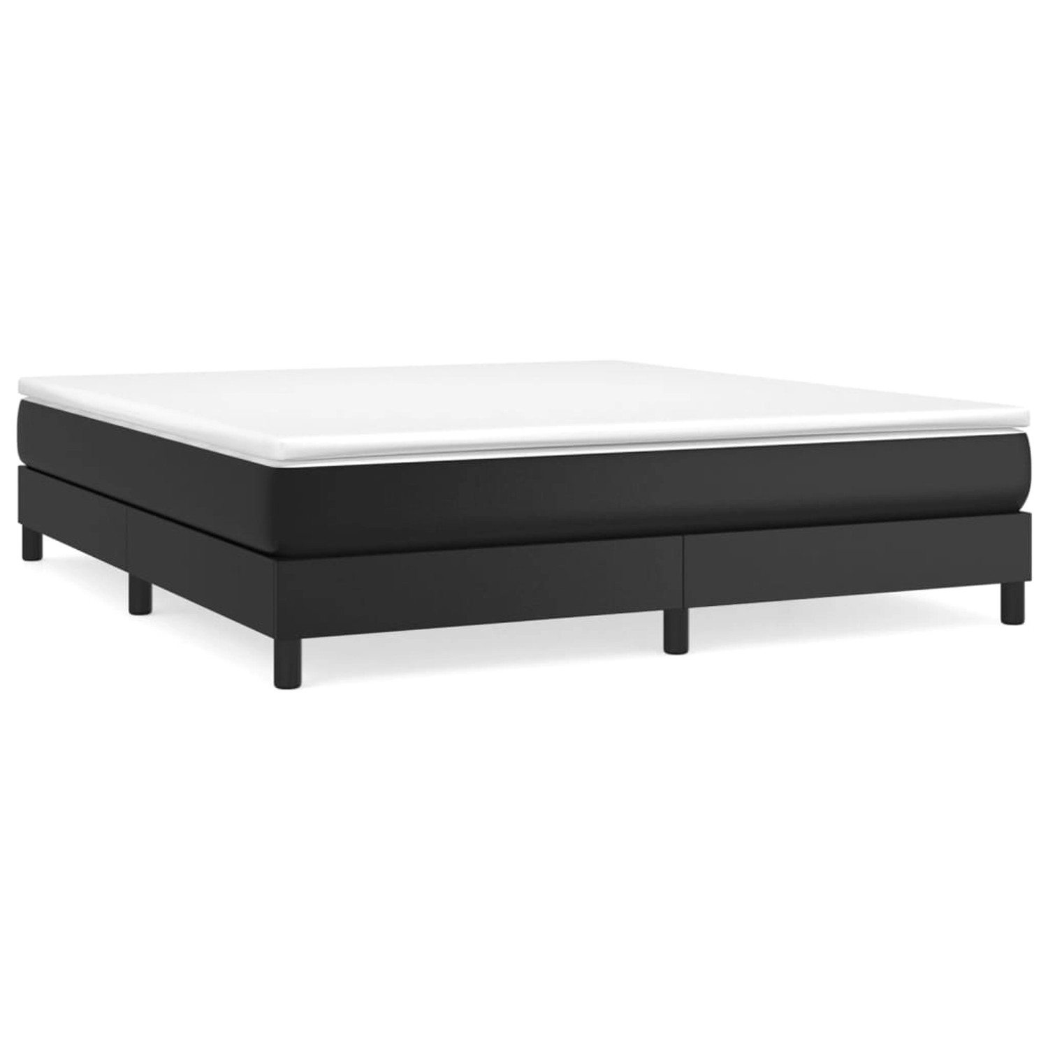 Vidaxl Boxspringbett Dunkelgrau 200x200 Cm Stoff günstig online kaufen